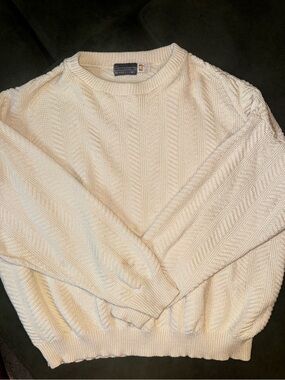 MEMBERS ONLY Vintage 80s fisherman-style crewneck sweater